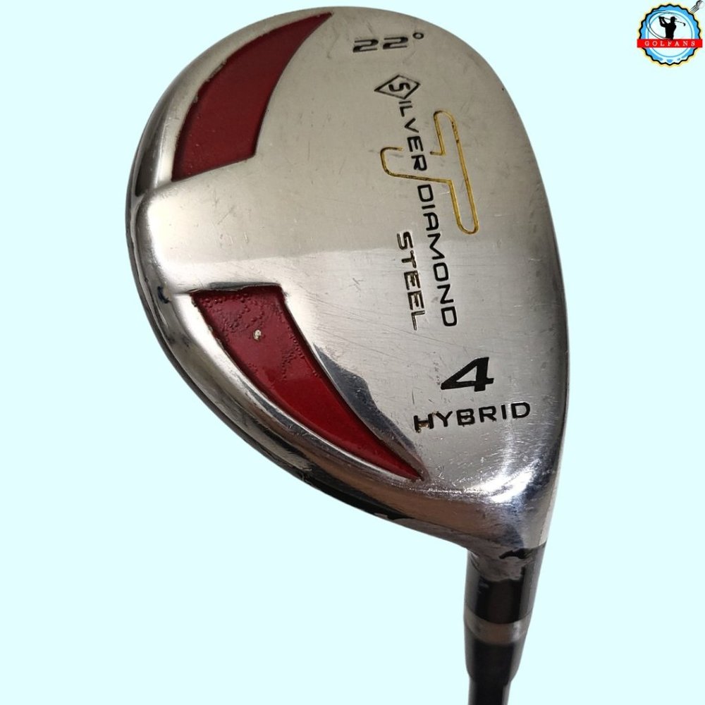 Silver Diamond T-Series -4 Hybrid 22° RH Graphite R2-Flex Seniors 40" w New Grip